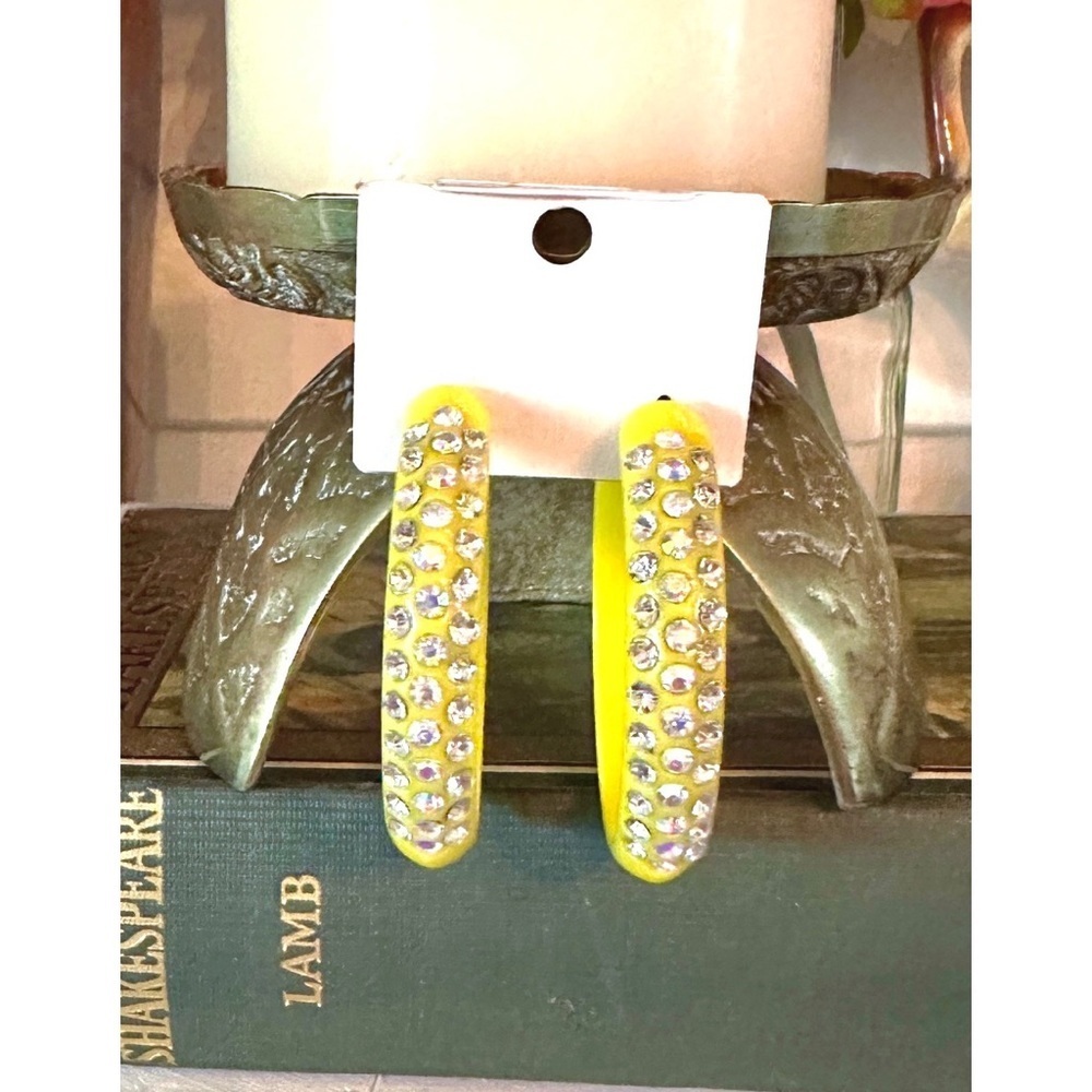 Rhinestone hoops - Picture 2 of 3